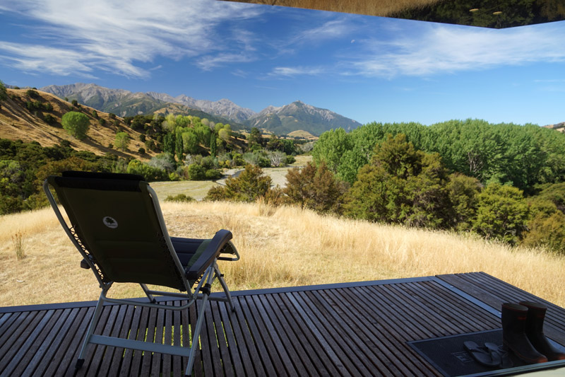 Kahutara PurePod - view from the deck