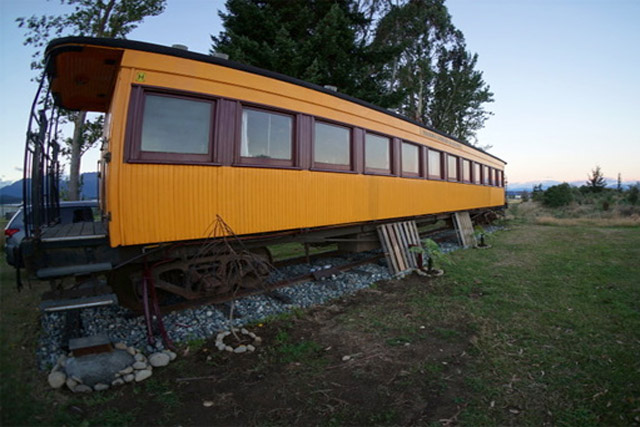 Train Carriage Accommodation at Te Anau Lodge