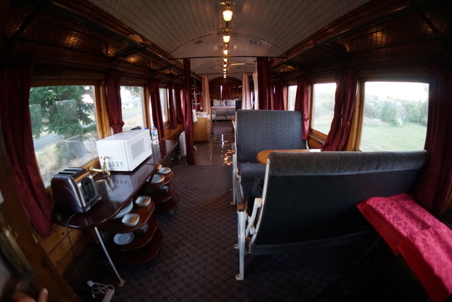 Train Carriage Accommodation at Te Anau Lodge