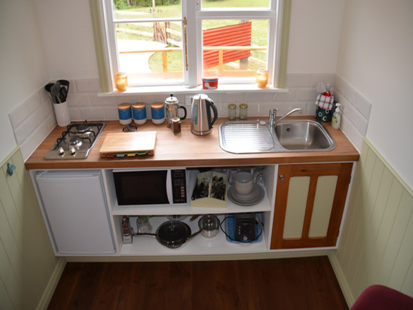 Te Pahika Guards Van/Train - kitchen Carriage