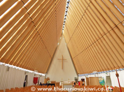 Interior of Cardboard Cathedral