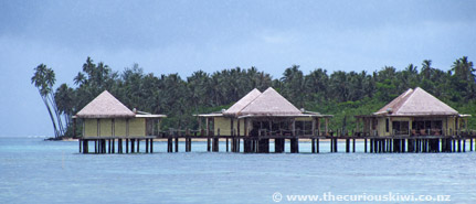 Coconuts Beach Club - over water fales