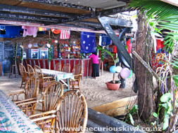 Bar at Big Mama's on Pangaimotu Island