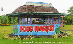 Road side stall on Savaii