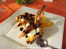 Dessert at Seaview Restaurant