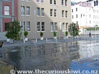 Takutai Square pop up fountain