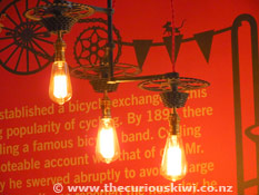 The Pedal Pusher light fittings