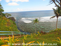 Walk down to rock pools at To Sua Ocean Trench