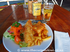 Fish 'n'Chips & Cook Islands Larger at Trader Jacks