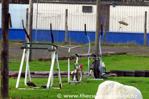 Outdoor gym, Whangamomona Camping Ground