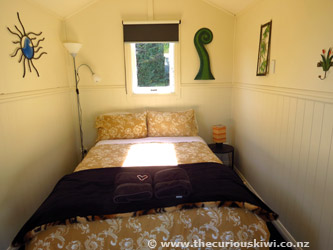 Interior of Kiwiana Cabin