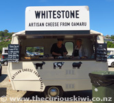 Whitestone Cheese caravan at the Oamaru Farmers Market